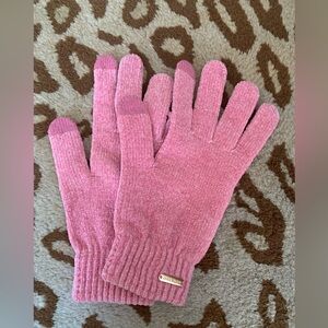 Anne Klein Pink Knit Gloves NWOT!